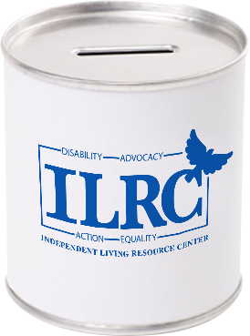 Photo of a donation can with the ACC logo. Photo of a donation can with the ACC logo.